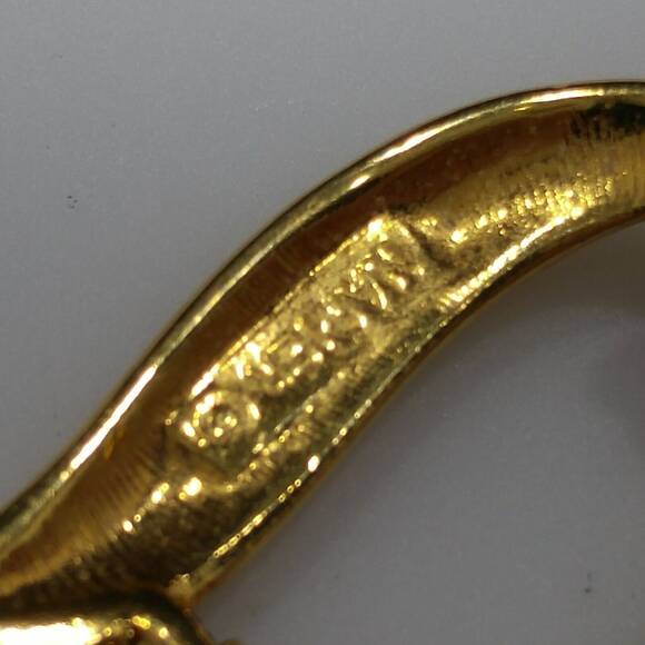 Vintage Napier Women's Bracelet, Gold Plated, Smooth Textured Links, 1980s - Picture 8 of 9